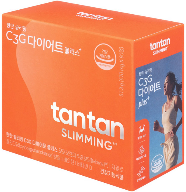 탄탄슬리밍 C3G 다이어트 플러스, 1개, 90정