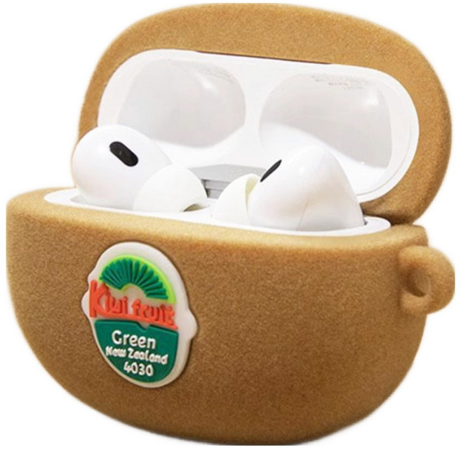 갤럭시 버즈3 프로 키위 실리콘 케이스 키링 과일 사물 보호 커버, 키위 케이스, 1개