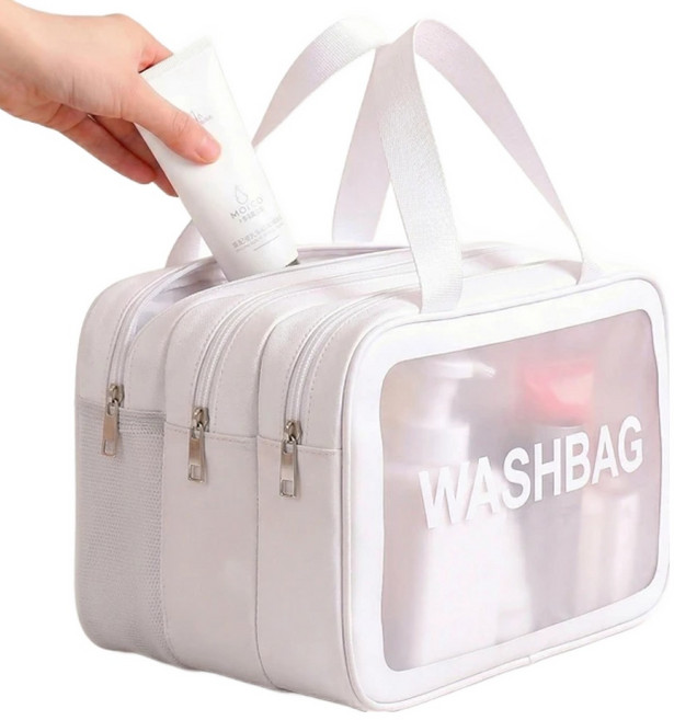 티디홈 방수 수영가방 수영복 보관 목욕가방, 화이트