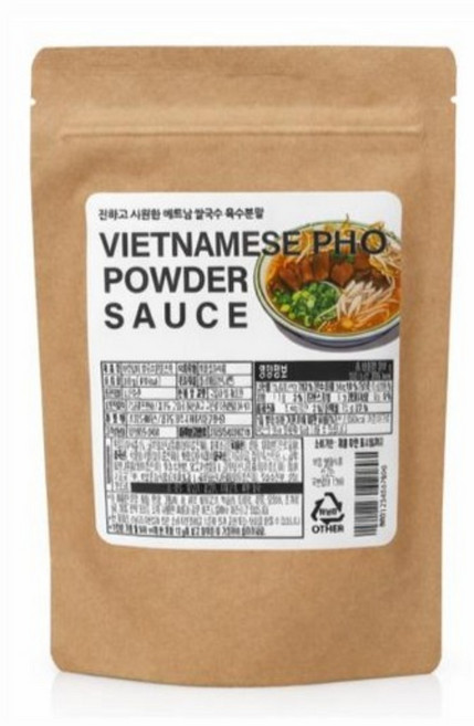 정통 베트남 쌀국수 육수분말 소용량 간편 육수, 1개, 200g