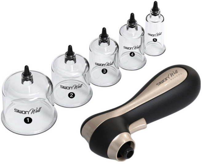 녹십자MS 시원웰 전동 부항기 1세트 부항컵 21개 부황 의료기기 자동 부황기 혈액순환 근육통