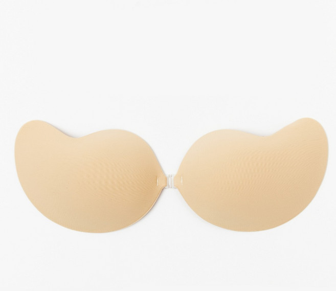 누브라블럼 패브릭 푸쉬업 볼륨업 누브라 (테이핑 맞춤) - 2.5CM 볼륨업 오프숄더 누드브라 니플보호 실리콘 접착형 패드 웨딩브라 웨딩용 누브라 뽕 볼륨 누브라