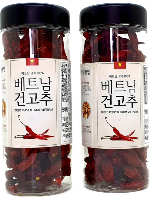 [싱싱다모아] 화끈하게 매운맛 베트남 고추(땡초) 통고추, C1. 베트남 건고추 80g, 1개