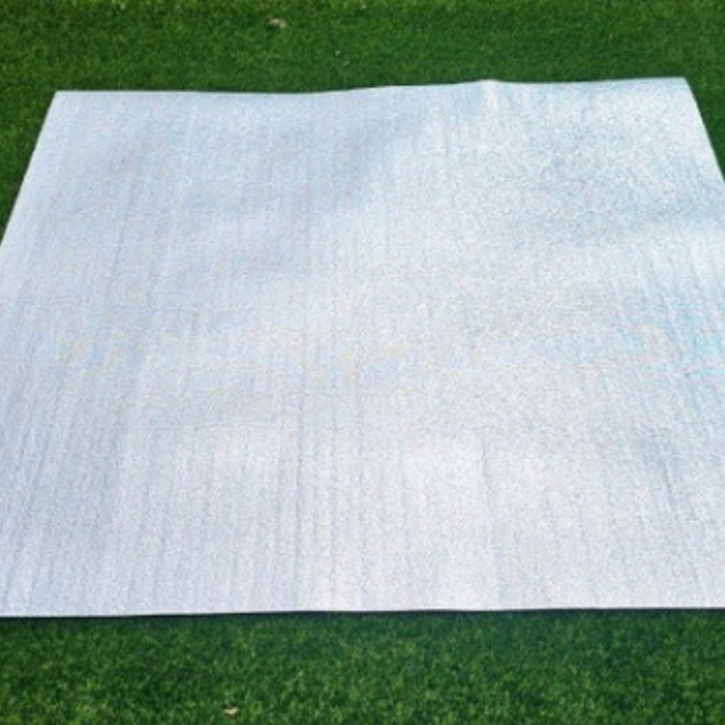 무봉제 실속 은박 돗자리 소풍 피크닉매트 판촉용 테두리없는 방수 돗자리, 은박색