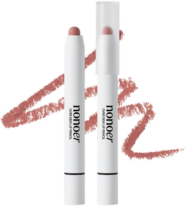 노노어 오버 듀 립펜슬, 002호_스웨이드 로지브라운, 1개 - 쿠팡