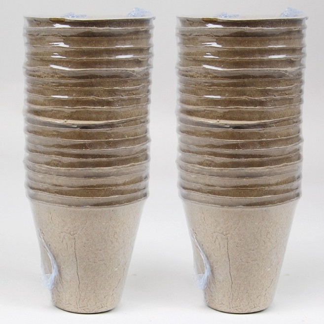 가든홀릭 지피포트 종이화분 삽목 자연분해 모종컵, 20개, 원형