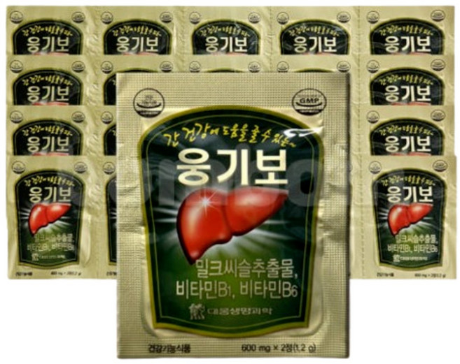 대웅생명과학 웅기보 간 피로회복 활력 에너지 밀크씨슬, 100회분, 1개