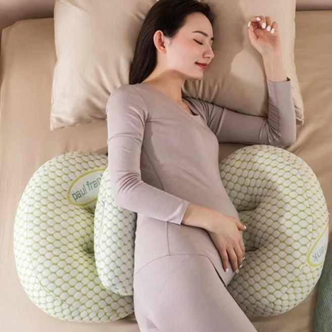 그리에티 임산부 바디필로우 베개 쿠션, 그린