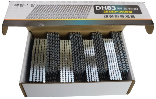 탑툴스마켓 타정못 플라스틱건네일 무도금, 1개