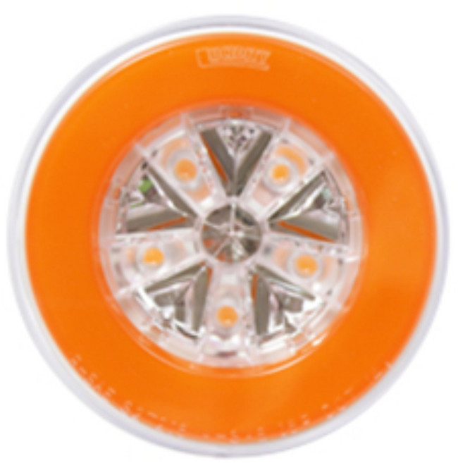 대성부품/LED 면발광 데루등/12V/24V/고급/원형/인증/렉카/22558/22044/22709/브레이크등/수입/특장차/렉카/윙바디/샷시/추레라/츄레라/트레일러/인증/테일램프, 22044 원형 면발광 황색(24V), 황색 (24V)