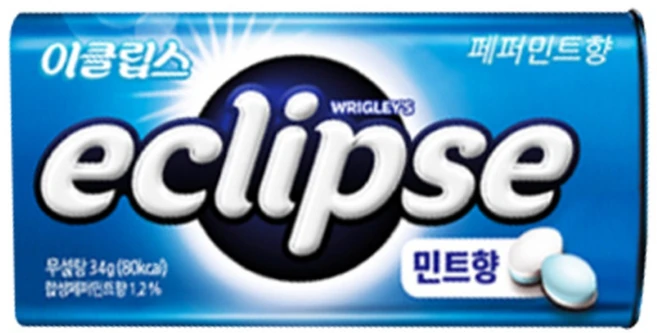 이클립스 페퍼민트향 캔디, 34g, 3개 - 쿠팡