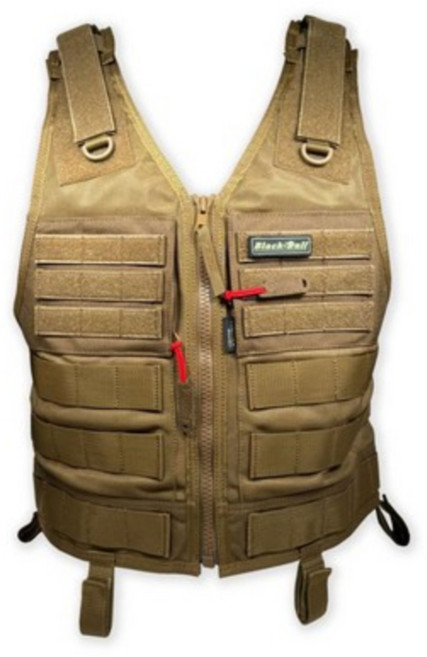 블랙불 워크웨어 메쉬조끼 버전 2, 1개, 코요테 탄