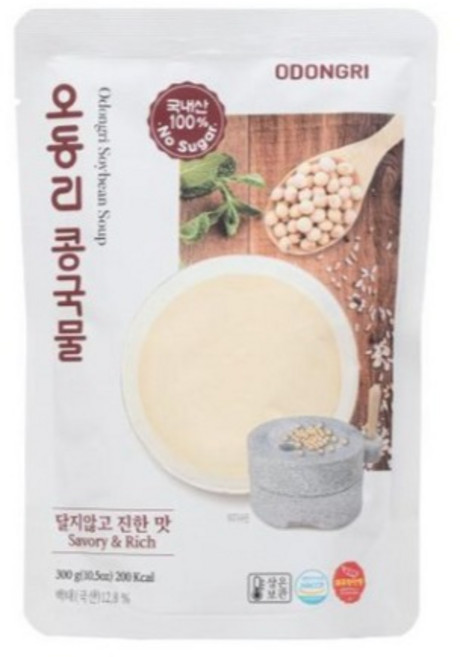 [오동리콩국물]1년 상온보관 무설탕 무첨가물 고소하고 진한 파주장단콩 콩국물, 10개, 300ml