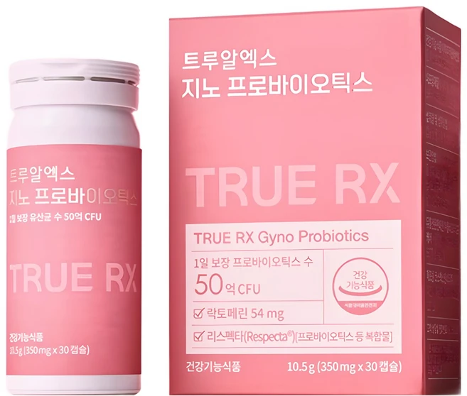 트루알엑스 지노 프로바이오틱스 6박스 180캡슐 6개월분 락토페린 함유 질 건강 리스펙타 여성 유산균 클리오, 30정, 6개 - 쿠팡