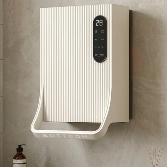 바툼 사계절 올인원 욕실관리기 화장실 제습 바닥 건조 무타공, 베이지