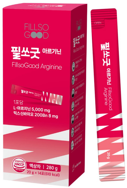 에너지 부스터 고함량 L 아르기닌 5000mg 시트룰린 오르니틴 항산화 비타민 무카페인, 1박스, 14회분