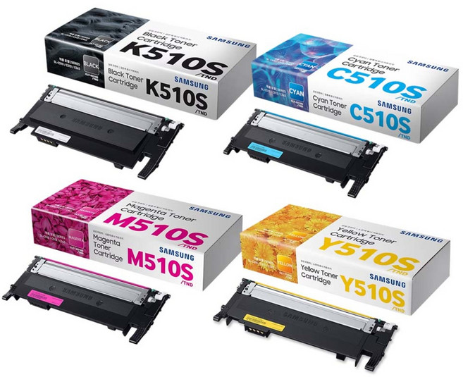 삼성 정품토너 4색세트 (무료배송) CLT-K510S검정 CLT-C510S파랑 CLT-M510S빨강 CLT-Y510S노랑 SL-C513 C510W C510 C513W, 1세트, 검정파랑빨강노랑
