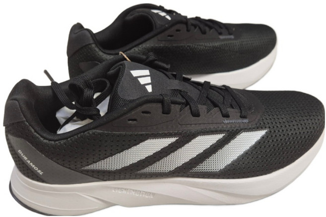 아디다스 국내매장판 듀라모 SL 러닝화 블랙화이트 ID9849 실내 헬스 +여행용 신발 파우치 증정