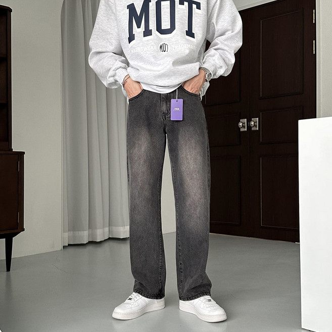 [뒷밴딩ver] 치트키 MADE 타이퍼 5컬러 워싱 데일리 사계절 세미와이드 데님