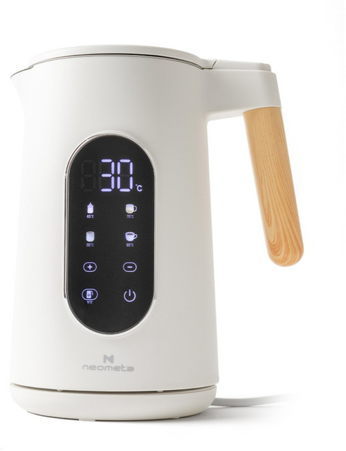 네오메타 NEM-E1700BG 디지털 방식 대용량 멀티 전기주전자 1.7L, 1개