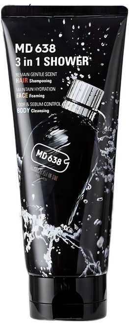 남성 올인원 포맨 헤어 페이스 바디 클렌저 3 in1 엠디638, 1개