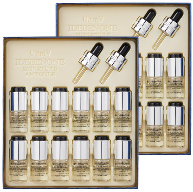 울트라브이 이데베논 시그니쳐 앰플 미백 주름개선 8ml x 24개