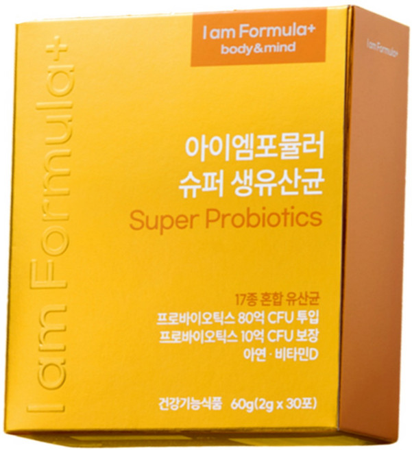 아이엠포뮬러 배케어 생유산균 프로바이오틱스 30포, 1박스, 30회분