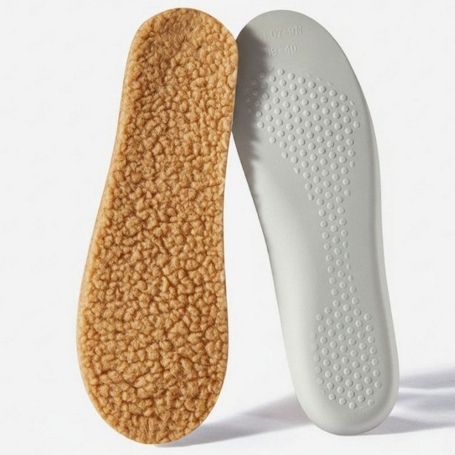 오셸 겨울 방한 양털 깔창 2쌍