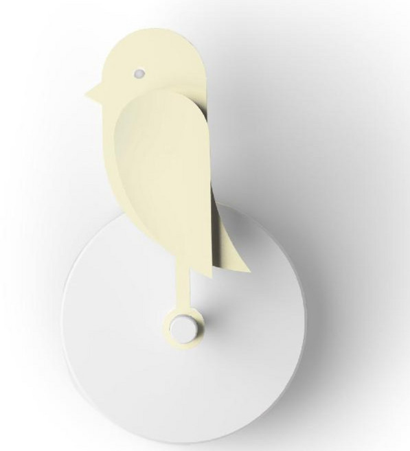 Birdie 버디 디자인 실내 CO2 모니터 가정 및 사무질 공기질 측정 블루, 듄, 1개