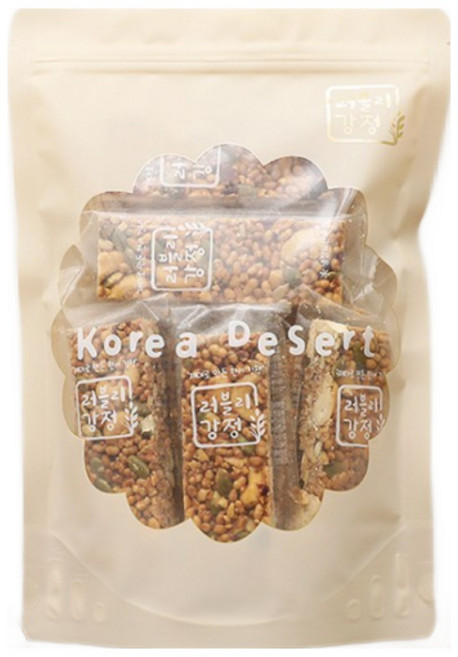 러블리강정 [ 소프트 견과바 ] 영양듬뿍 식사대용 다이어트 간식, 330g, 2개