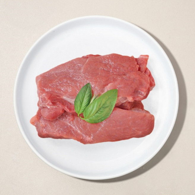 [우화돈][냉장]프리미엄 보성녹돈 후지 뒷다리살 보쌈용 500g, 1개