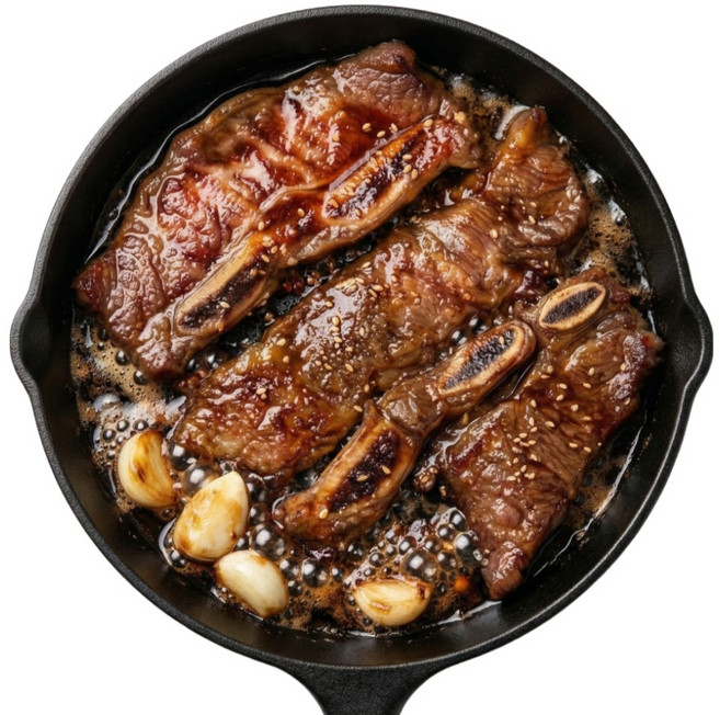 [갈비맛집1995] 양념LA갈비 총 1kg (지방제거), 2개, 500g