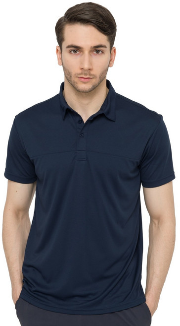 베니블루 절개 카라 쿨티셔츠_B02TS121