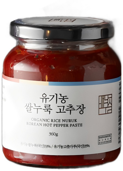 유기농 쌀누룩 고추장, 1개, 360g