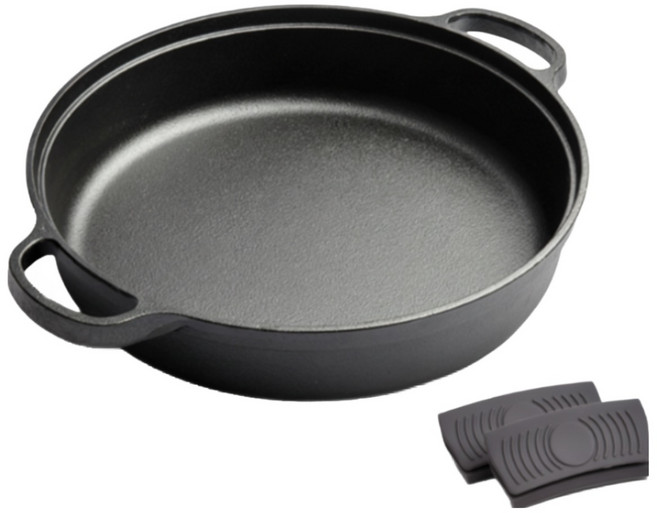 GuoXiaoyi 무쇠후라이팬 주물 무쇠 팬, 1개, 22cm