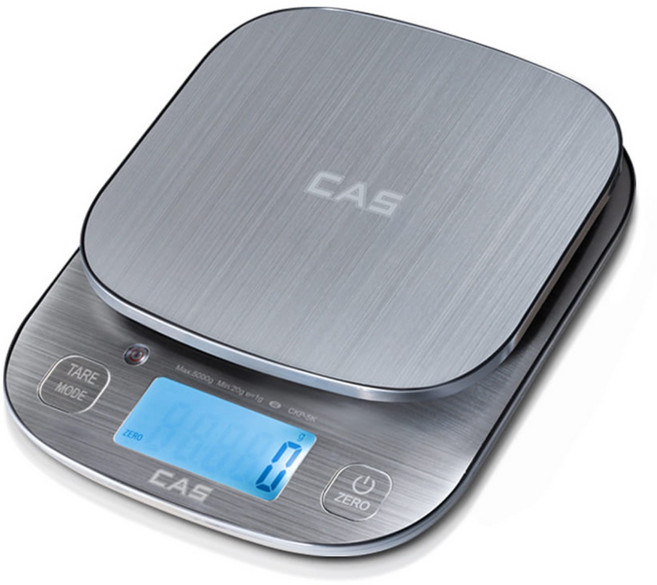 카스 스테인레스 디지털 주방저울, 혼합색상, CKP-5K, 5kg