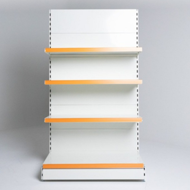 부원진열장 하이퍼 곤도라 약국 마트 편의점 과자 문구사 매장 상품 진열대 철제 선반 4단, 1000*밑선반400/중선반400, 중앙 독립형, 1800