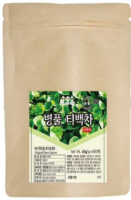 병풀차 호랑이풀 덖음 숙성 티백차 45g, 1개, 30개입