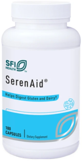 [미국 SFI Health 공식 파트너] 클레어랩스 세레네이드 SerenAid 활성 소화 효소제 DDP-4 180캡슐, 180정, 1개 - 쿠팡
