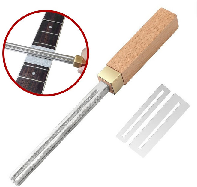 위고뮤직 다이아몬드 프렛 파일 Luthier 도구 기타수리공구, 1개