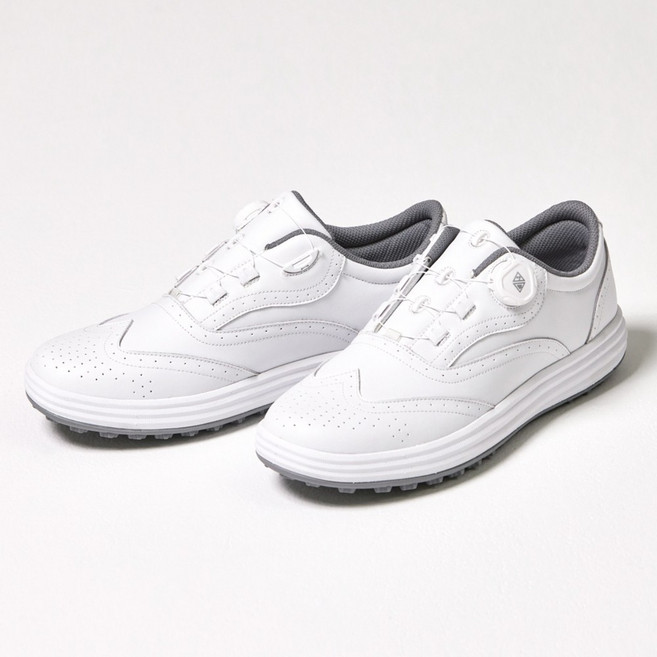 [APGR]천연소가죽 남성 다이얼 골프화 스파이크리스 스크린골프화 파크볼화 MDW01