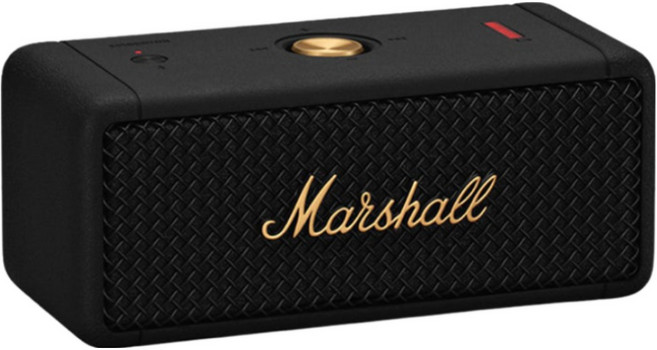 마샬 엠버튼2 블랙 화이트 Marshall Emberton II 블루투스 스피커, 클래식, Black 블랙 + 브래스, 1개