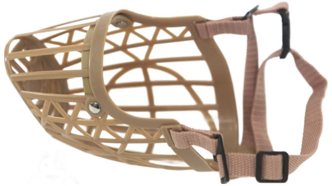 이세이브 펫도그 대형 입마개, 브라운(6호), 1개