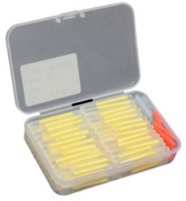 D-FISHING 야간 낚시 캐미 올인원 50개 세트 케미꽂이 케미라이트 3mm 4mm, 1세트