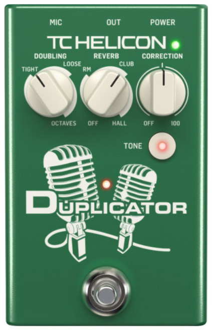 TC Helicon DUPLICATOR 듀플리케이터 보컬 이펙트 페달, 1개