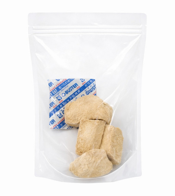 QingFei 凍乾大雞塊 小動物磨牙點心 倉鼠兔子蜜袋鼯適用 原型食材 3塊, 1個, 凍乾大雞塊 3塊, 15g