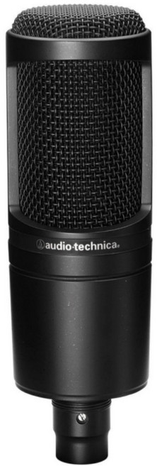 [작곡가의 미디가게] Audio Technica 오디오테크니카 AT20 시리즈 컨덴서 콘덴서 유선 마이크, AT2020, 블랙