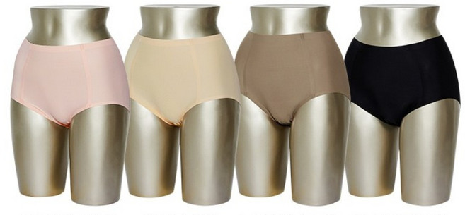 [피트인] 4종세트 노라인 하이웨스트 누디삼각팬티2차 빅사이즈