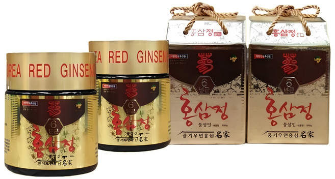 홍삼정골드 최상급 소백산 풍기홍삼 6년근 100%로 만든 홍삼진액 사포닌 최다함유 선물세트 600g, 1개