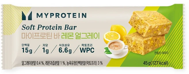 마이프로틴 소프트 단백질 바 레몬 얼그레이, 10개, 45g - 쿠팡
